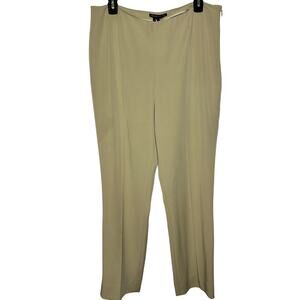 Peace of Cloth Light Khaki Tan High‎ Rise Straight USA Flowy Dress Pants 12